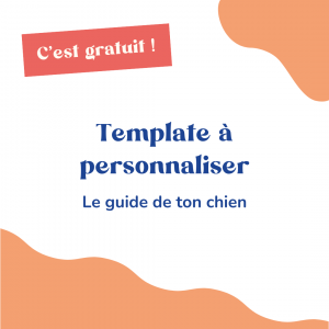 Le guide de ton chien - Template Canva